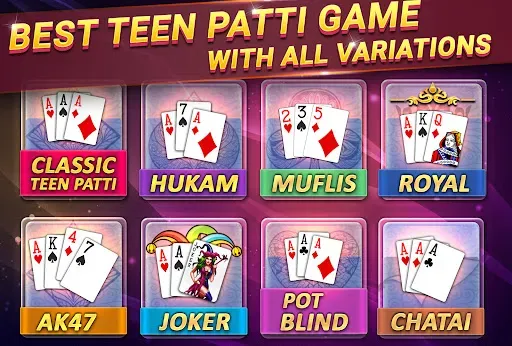 Teen Patti Gold, Rummy & Poker (Тин Патти Голд Кард Гейм)  [МОД Unlocked] Screenshot 3