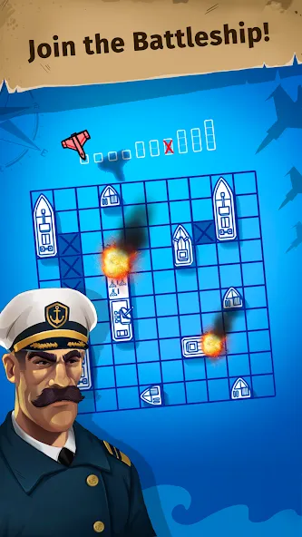 Sink the Fleet - Sea War  [МОД Много монет] Screenshot 1