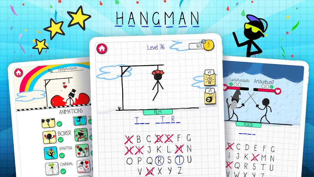 Hangman  [МОД Menu] Screenshot 5