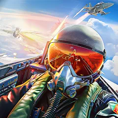 Скачать взломанную Jet Fighter: Sky Combat 3D (Джет Файтер)  [МОД Menu] - последняя версия apk на Андроид