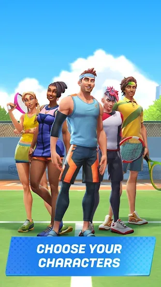 Tennis Clash: Multiplayer Game (Теннис Клаш)  [МОД Mega Pack] Screenshot 5