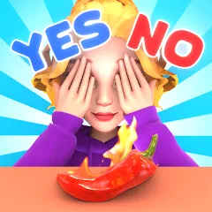 Скачать взломанную Yes or No?! - Food Pranks  [МОД Бесконечные монеты] - стабильная версия apk на Андроид