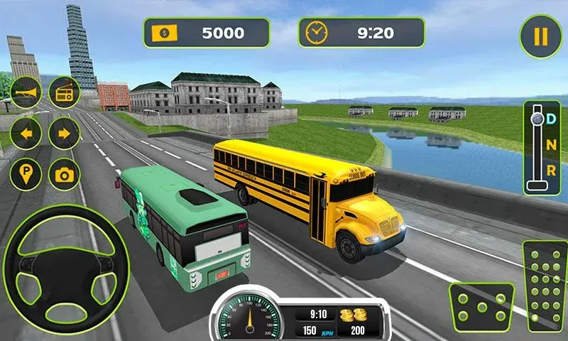 School Bus Driving Game  [МОД Unlocked] Screenshot 2