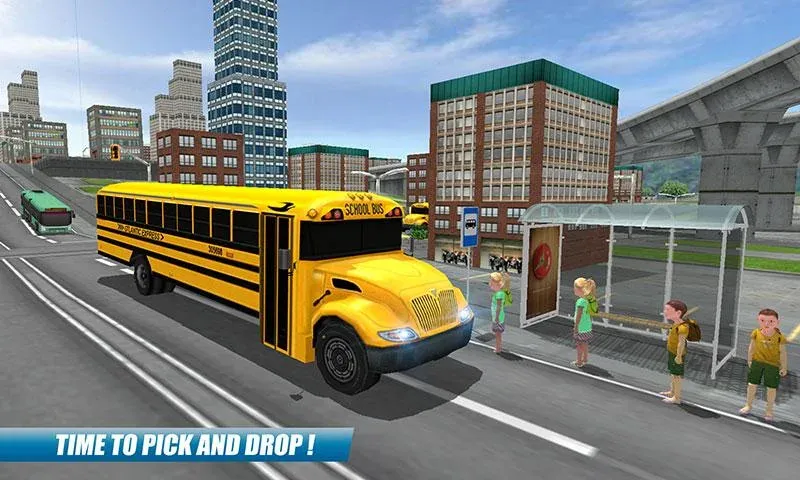 School Bus Driving Game  [МОД Unlocked] Screenshot 5