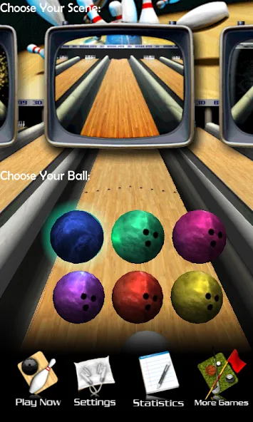 3D Bowling  [МОД Бесконечные деньги] Screenshot 1