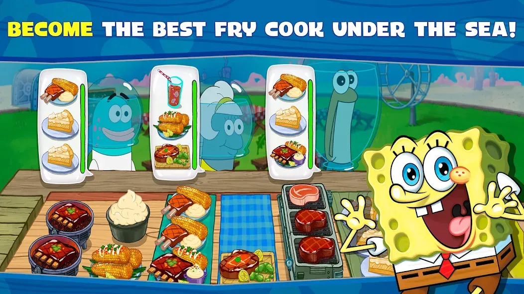 SpongeBob: Krusty Cook-Off  [МОД Menu] Screenshot 1