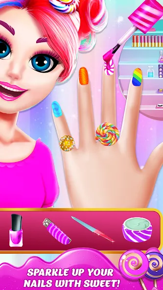 DIY Candy Makeup-Beauty Salon (ДИУАИ Мейкап)  [МОД Меню] Screenshot 3