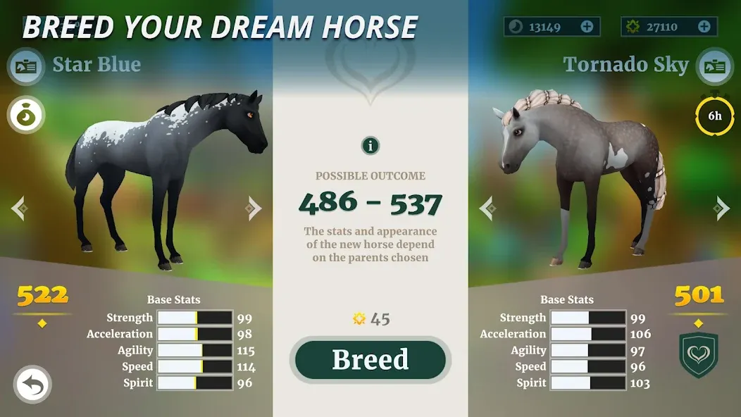 Wildshade: Fantasy Horse Races (Уайлдшейд)  [МОД Много монет] Screenshot 2