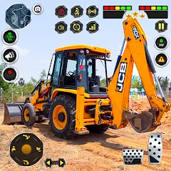 Скачать взломанную JCB Excavator Construction 3D  [МОД Бесконечные монеты] - стабильная версия apk на Андроид