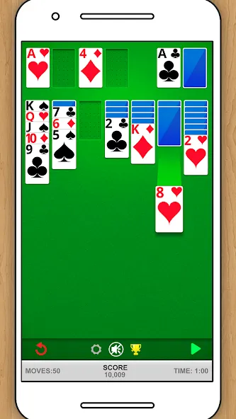 SOLITAIRE CLASSIC CARD GAME  [МОД Бесконечные деньги] Screenshot 2