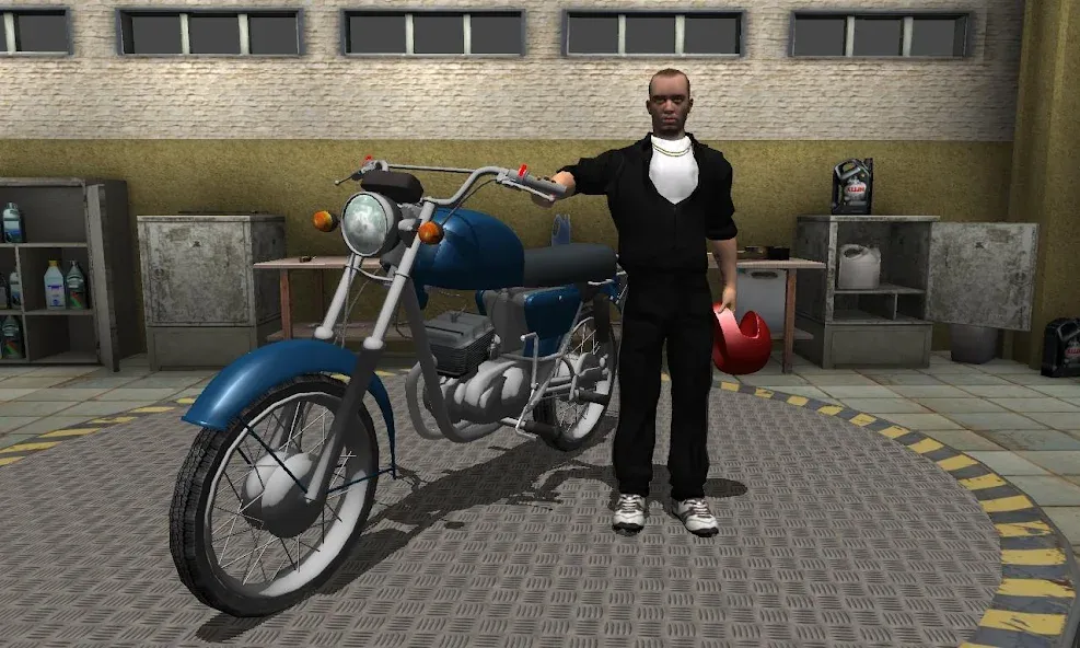 Russian Moto Traffic Rider 3D  [МОД Много монет] Screenshot 2