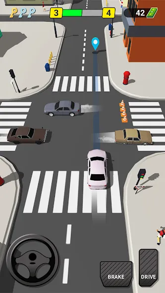 Pick Me Up 3D: Taxi Game (Пик Ми Ап 3Д)  [МОД Unlocked] Screenshot 1