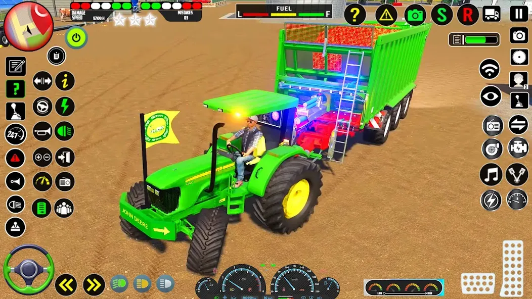 Tractor Farming Games 2023  [МОД Много денег] Screenshot 2