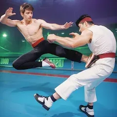 Взломанная Kung Fu Karate Fight Game (Кунгфу карате бой оффлайн)  [МОД Много монет] - последняя версия apk на Андроид