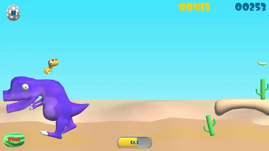 Dinosaur Run (Динозавр Ран)  [МОД Mega Pack] Screenshot 1