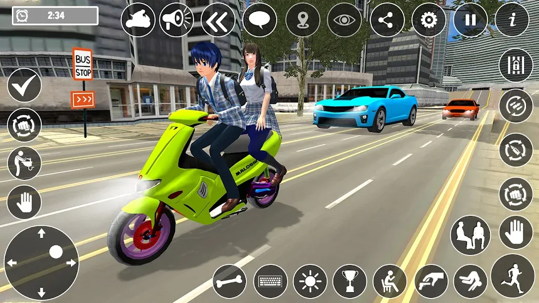 High School Boy Virtual Life  [МОД Бесконечные деньги] Screenshot 5