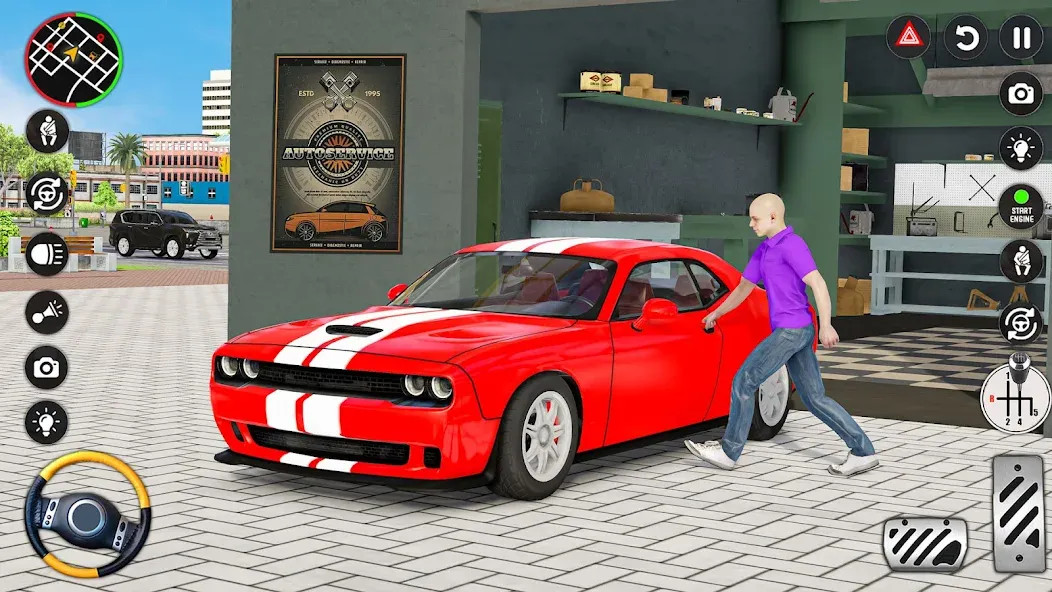 City Car Simulator & Car City  [МОД Бесконечные деньги] Screenshot 2