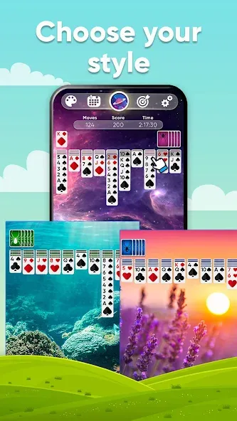 Spider Solitaire (Спайдер Солитер)  [МОД Много монет] Screenshot 3