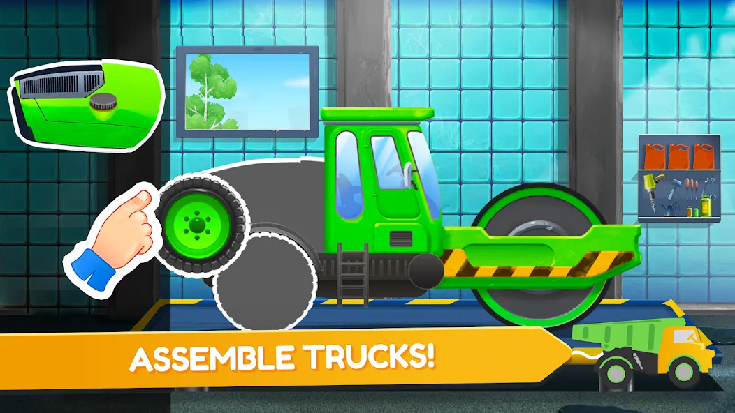 Build a House: Building Trucks  [МОД Много денег] Screenshot 3