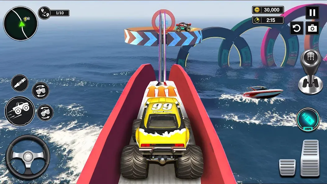 Monster Truck Games- Car Games  [МОД Unlocked] Screenshot 4