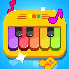 Взломанная Baby Piano Kids Music Games  [МОД Много монет] - стабильная версия apk на Андроид