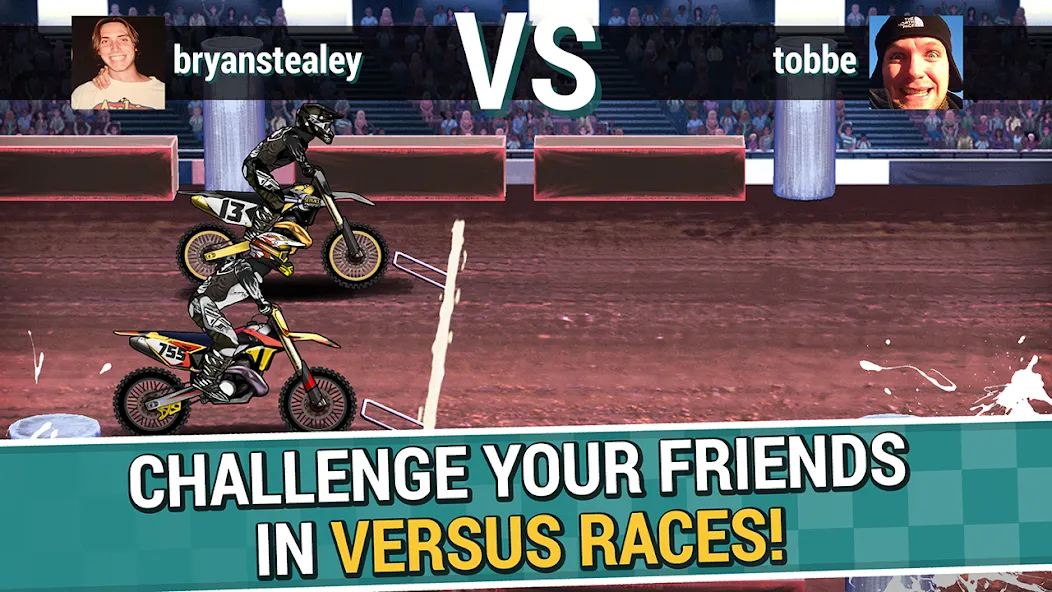 Mad Skills Motocross 2 (Мад Скилс Мотокросс 2)  [МОД Меню] Screenshot 3