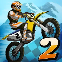 Скачать взломанную Mad Skills Motocross 2 (Мад Скилс Мотокросс 2)  [МОД Меню] - стабильная версия apk на Андроид