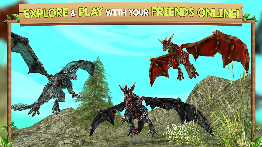 Dragon Sim Online: Be A Dragon  [МОД Много денег] Screenshot 4