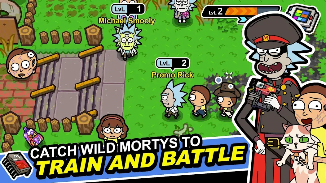 Rick and Morty: Pocket Mortys (Покет Мортис)  [МОД Много монет] Screenshot 1