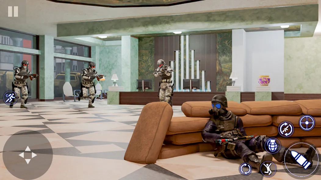 Modern Commando FPS Army Games  [МОД Unlocked] Screenshot 2