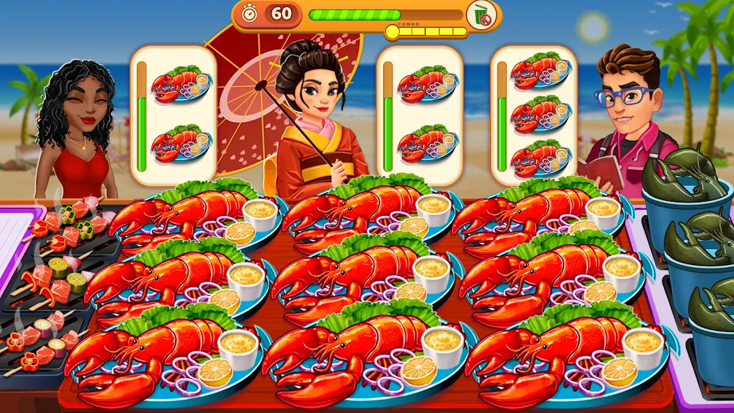 Cooking Max: Restaurant Games (Кукинг Макс)  [МОД Бесконечные монеты] Screenshot 2