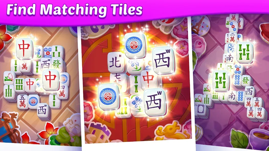 Mahjong City Tours: Tile Match (Маджонг Сити Турс)  [МОД Unlimited Money] Screenshot 2