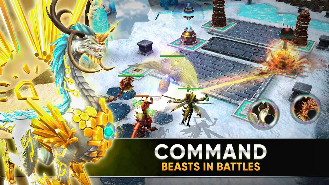 Clash of Beasts: Tower Defense (Клэш оф Бистс)  [МОД Mega Pack] Screenshot 2