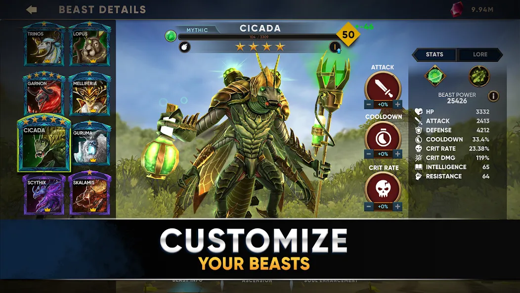 Clash of Beasts: Tower Defense (Клэш оф Бистс)  [МОД Mega Pack] Screenshot 4