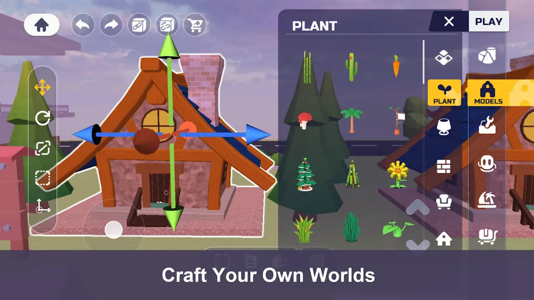 Uni - Craft your world (Юни)  [МОД Mega Pack] Screenshot 1