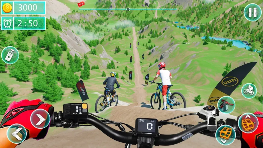 MTB Downhill: BMX Racer  [МОД Меню] Screenshot 3