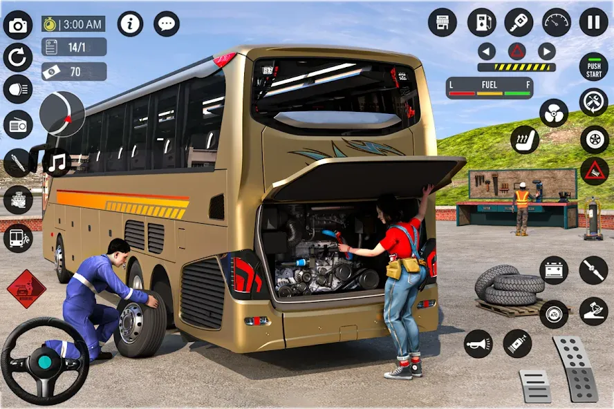 Bus Simulator 3D: Bus Games (Бус Симулятор 3Д)  [МОД Бесконечные деньги] Screenshot 5