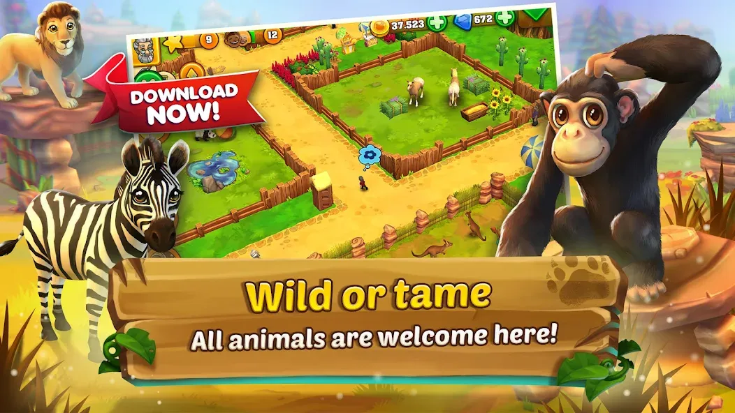 Zoo 2: Animal Park (Зу 2)  [МОД Menu] Screenshot 3