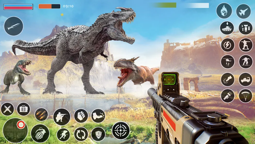 Wild Dino Hunting: Zoo Hunter (Дино Хантер)  [МОД Бесконечные монеты] Screenshot 3