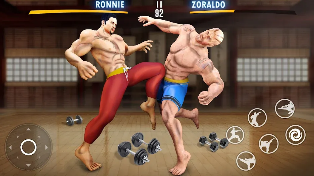 Kung Fu Heros: Fighting Game (упергеройский файтинг Кунгфуигры)  [МОД Unlimited Money] Screenshot 3