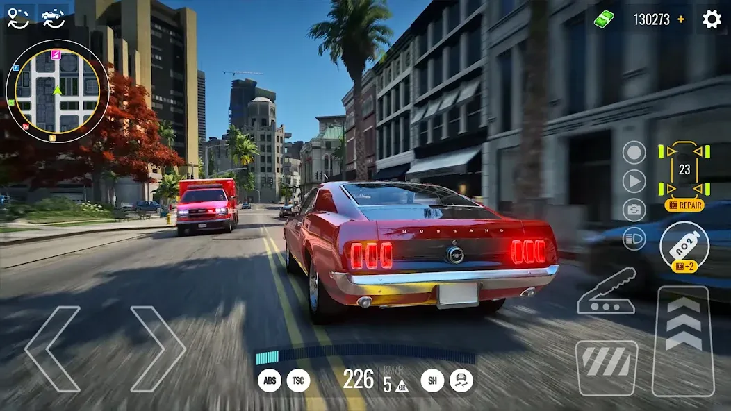 Driving Real Race City 3D (Драйвинг Реал Рейс Сити 3Д)  [МОД Menu] Screenshot 2