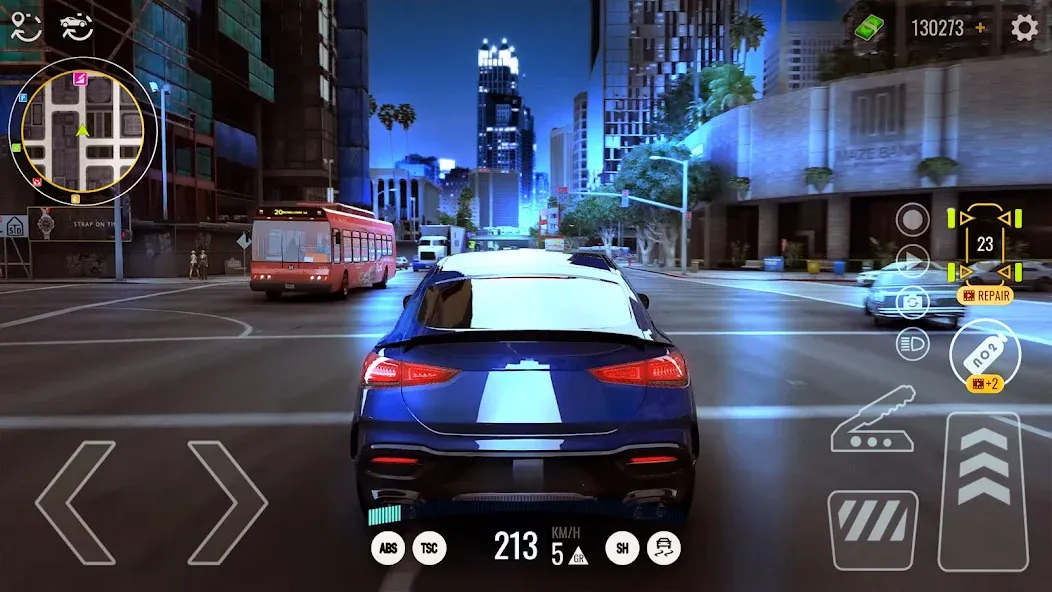 Driving Real Race City 3D (Драйвинг Реал Рейс Сити 3Д)  [МОД Menu] Screenshot 4