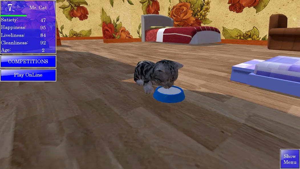 Cute Pocket Cat 3D (Сьют Покет Кэт 3Д)  [МОД Menu] Screenshot 4