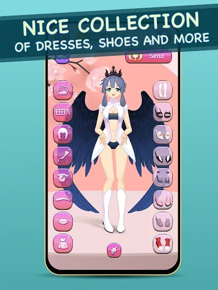 Anime Dress Up for Adults  [МОД Много монет] Screenshot 3