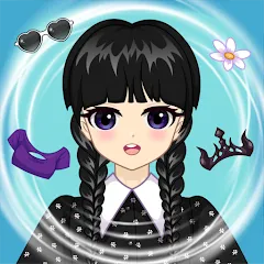 Взломанная Anime Dress Up for Adults  [МОД Много монет] - полная версия apk на Андроид