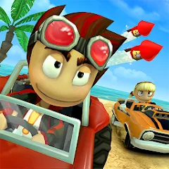 Взломанная Beach Buggy Racing (Бич Багги Рейсинг)  [МОД Unlimited Money] - стабильная версия apk на Андроид