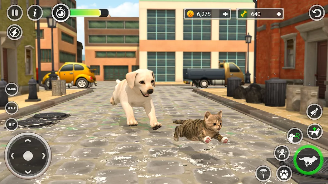 Dog Simulator Pet Dog Games 3D  [МОД Много денег] Screenshot 4