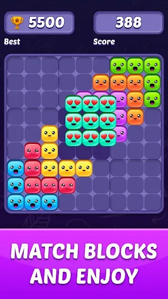 Block Puzzle Game (Блокголоволомка игра)  [МОД Menu] Screenshot 1