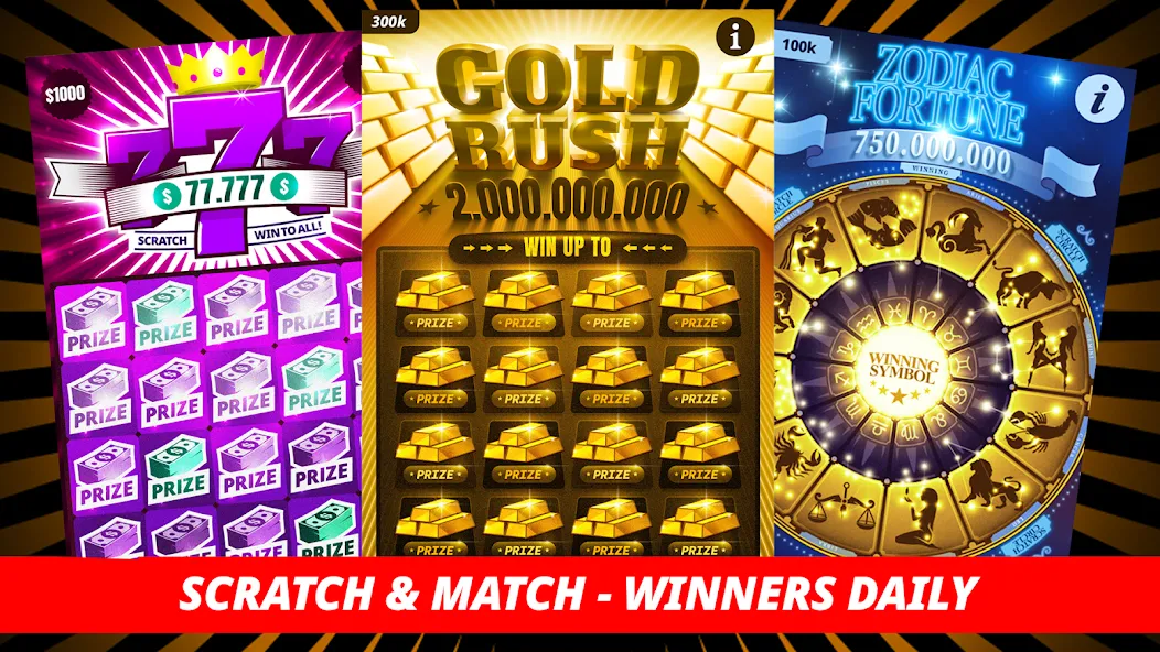 Lottery Scratchers - Winners  [МОД Бесконечные монеты] Screenshot 1