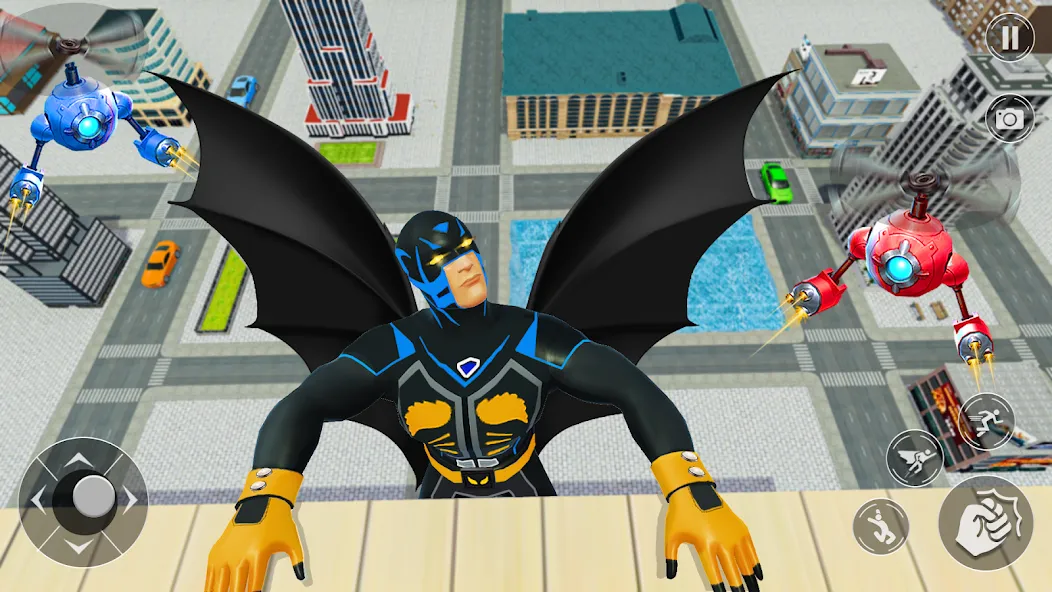 Flying Bat Robot Car Transform (Флайинг Бэт Робот Кар Трансформ)  [МОД Unlocked] Screenshot 3